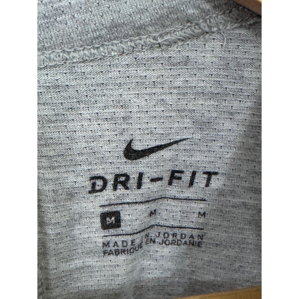 Nike Dri-FIT Womens Gray Ruched Side Keyhole Back Performance Tank Top Size M - Picture 5 of 5